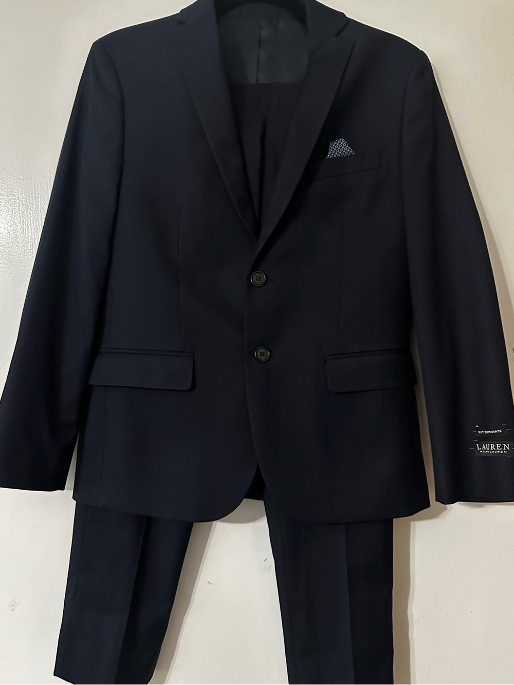 Boy’s Lauren Ralph Lauren Navy Suit Jacket and Matching Trousers